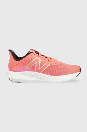 Tenisice za trčanje New Balance 411v3 boja: ružičasta - roza. Tenisice za trčanje iz kolekcije New Balance. Model dobro stabilizira stopalo i osigurava amortizaciju.