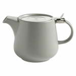 Svijetlo sivi porculanski čajnik s cjediljkom Maxwell &amp; Williams Tint, 600 ml
