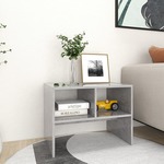 vidaXL Bočni stolić siva boja betona 60 x 40 x 45 cm od iverice