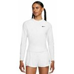 Ženska majica dugih rukava Nike Court Advantage Dri-Fit 1/4-Zip Tennis Mid Layer - white/black