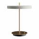 Svijetlo siva LED stolna lampa s mogućnosti zatamnjivanja s metalnim sjenilom (visina 41,5 cm) Asteria Table – UMAGE