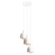ALDEX 976E_R | Beryl Aldex visilice svjetiljka 3x E27 bijelo