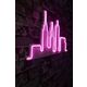 Ukrasna plastična LED rasvjeta, City Skyline - Pink