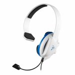 Turtle Beach Recon Chat igre Over Ear Headset žičani mono bijela, plava boja, crna poništavanje buke kontrola glasnoće, utišavanje mikrofona