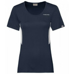 Ženska majica Head Club Tech T-Shirt W - dark blue