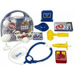 Dječji liječnički set u torbici, plavo-žuti