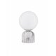 NOVA LUCE 9050164 | Kenio Nova Luce stolna svjetiljka 24cm sa prekidačem na kablu 1x E14 bijeli mramor, opal