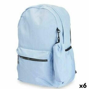 School Bag Light Blue 37 x 50 x 7 cm (6 Units)