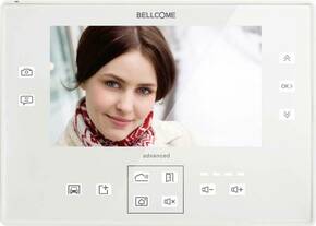 Bellcome Advanced 7'' video portafon za vrata žičani unutarnja jedinica 1 komad bijela