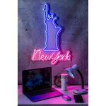 Ukrasna plastična LED rasvjeta, New York - Pink