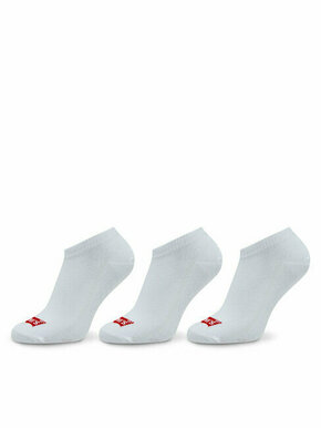Set od 3 para niskih ženskih čarapa Levi's® 701224672 White
