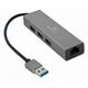 GEMBIRD USB AM Gigabit network adapter with 3-port USB 3.0 hub