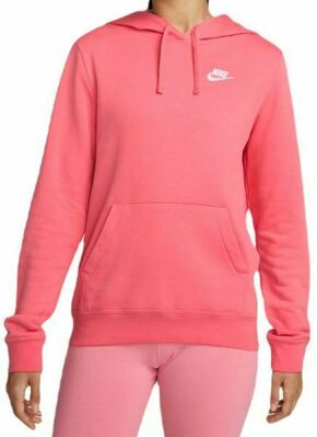 Ženski sportski pulover Nike Sportswear Club Fleece Pullover Hoodie - sea coral/white