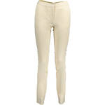 GANT WOMEN'S BEIGE TROUSERS kremasta