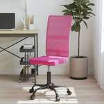 vidaXL Uredska stolica ružičasta od mrežaste tkanine