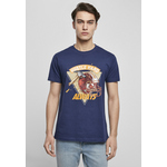 Hustle Hard Always Tee Light Navy plava