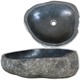 vidaXL Umivaonik od riječnog kamena ovalni 46 - 52 cm