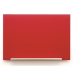 Nobo - Zidna staklena ploča Nobo Diamond, 38,1 x 67,7 cm, crvena