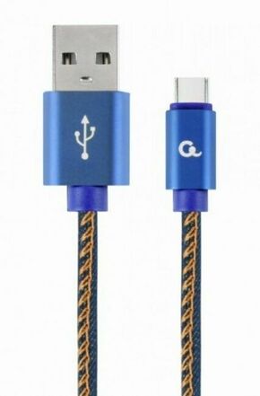 GEMBIRD USB 2.0 Type C transformator Plava 1m CC-USB2J-AMCM-1M-BL