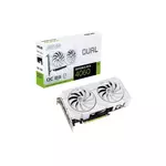 Asus Dual GeForce RTX 4060 EVO White OC Edition 8GB GDDR6, DUAL-RTX4060-O8G-EVO-WHITE, CrossFire/SLI, 8GB DDR6
