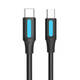USB-C 2.0 na Mini-B 2A kabel 1m Vention COWBF crni