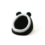 GO GIFT cat bed - black and white - 40x45x34 cm