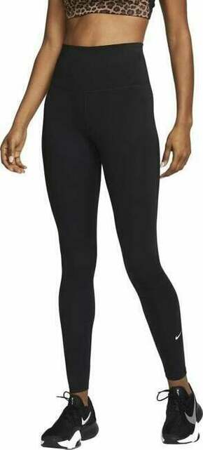 Nike Dri-Fit One Womens High-Rise Leggings Black/White S Fitness hlače