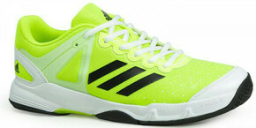 Juniorske tenisice za badminton/skvoš Adidas Court Stabil J - solar yellow/core black/ ftwr white