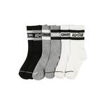 CONVERSE Čarape siva / crna / bijela