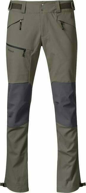 Bergans Fjorda Trekking Hybrid Pants Green Mud/Solid Dark Grey L Hlače na otvorenom