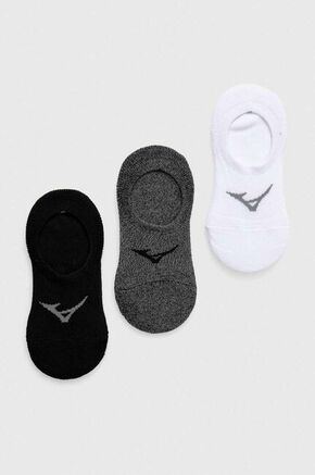 Set od 3 para muških niskih čarapa Mizuno Super Short Socks 3P J2GX005577 White/Black/Grey