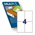 Adhesives/Labels MULTI 3 105 x 148 mm A4 100 Sheets