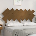 Uzglavlje za krevet boja meda 141x3x80,5 cm masivna borovina