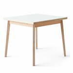 Sklopivi blagovaonski stol s bijelom pločom Hammel Single, 90 x 90 cm