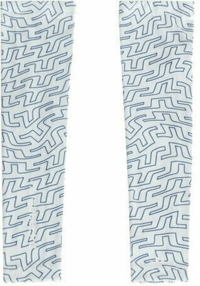 J.Lindeberg Esther Golf Print Sleeves White Outline Bridge Swirl XS/S