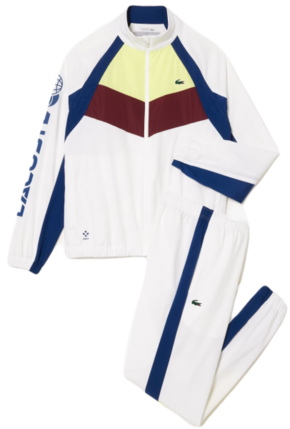 Muška teniska trenerka Lacoste Tennis x Daniil Medvedev Sweatsuit - navy blue/orange/bordeaux/blue/navy blue