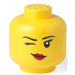 Žuta kutija u obliku glave LEGO® Winky ⌀ 24,2 cm