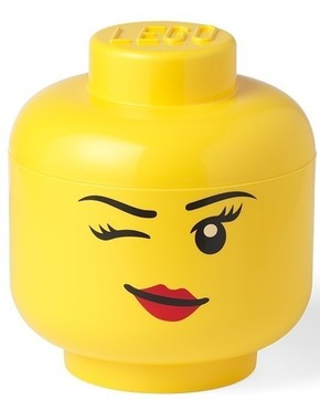 Žuta kutija u obliku glave LEGO® Winky ⌀ 24
