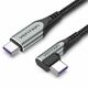 Vention USB 2.0 C Male Right Angle to C Male 5A Cable 2M Gray VEN-TAKHH