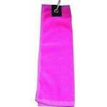 Longridge Blank Luxury 3 Fold Golf Towel Pink