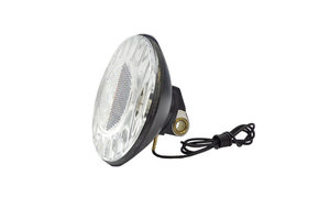 Lampa prednja-DINAMO BOX 6V/2.4W Plastic Black MS 461446