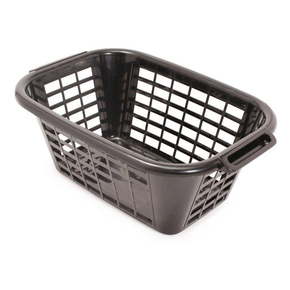 Crna košara za rublje Addis Rect Laundry Basket