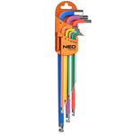 NEO Tools komplet imbus ključeva, 9-dijelni, u boji (09-512)