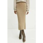 Liu Jo Midi suknja WF4391 MA43P Bež Regular Fit