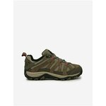 Light Brown Women's Outdoor Leather Sneakers Merrell Alverstone 2 - Women siva, kremasta