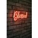 Ukrasna plastična LED rasvjeta, Blessed - Red