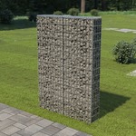 vidaXL Gabionski zid s poklopcima od pocinčanog čelika 100 x 20 x 150 cm