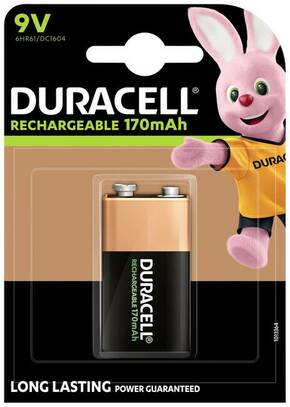 Duracell 9 V block akumulator NiMH 170 mAh 8.4 V 1 St.