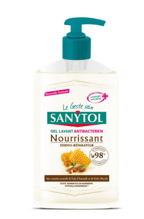 Sanytol Antibakterijski tekući sapun nourrissant Almond Milk &amp; Royal Jelly 250 ml