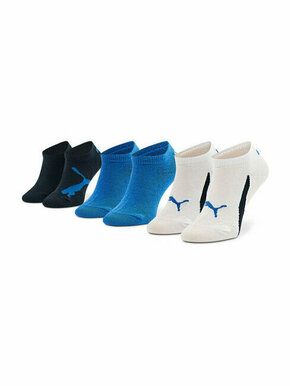 Set od 3 para unisex visokih čarapa Puma 907960 03 Navy/White/Strong Blue